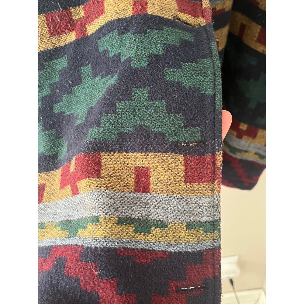 Women's Willow Ridge Wool Blend Coat Jacket Southwest Boho Vintage 90s Plus Size - Picture 5 of 5